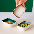 Rectangle dipping sauce bowl ceramic small bowl for sauce and snack